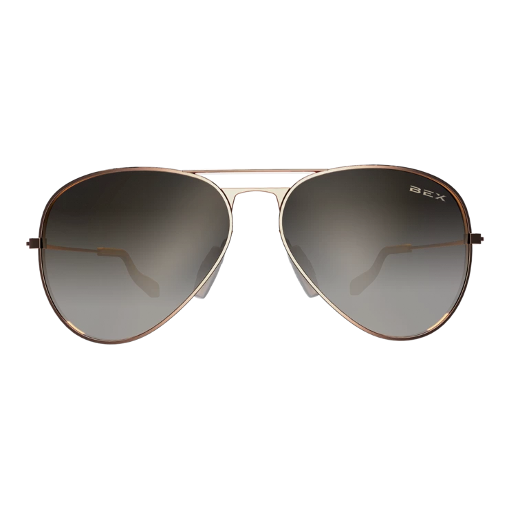 BEX Rose Gold And Brown Wesley Sunglasses 3 BEX Rose Gold And Brown Wesley Sunglasses