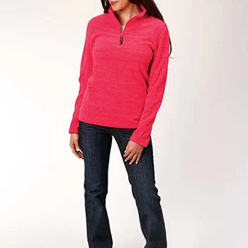 Pink Fleece 1/4 Zip 5 Pink Fleece 1/4 Zip - Image 3