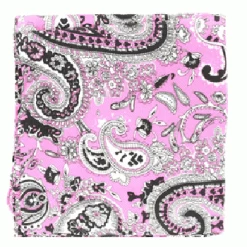 Pink Paisley Wild Rag