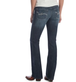 Wrangler Women's Dark Slim Boot Cut Jean