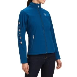 Ariat Women's Blue Softshell Jacket -Western Cowboy Equipment Store 10041277 front