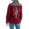 Ariat Women's Red Chimayo Jacket -Western Cowboy Equipment Store 10042133 back