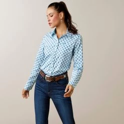 Ariat Kirby Diamond Print Long Sleeve Shirt