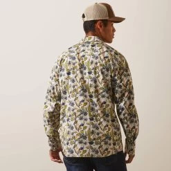 Ariat Men's Hadkins Retro Fit Shirt 9 Ariat Men's Hadkins Retro Fit Shirt -Western Cowboy Equipment Store 10043893 back warm