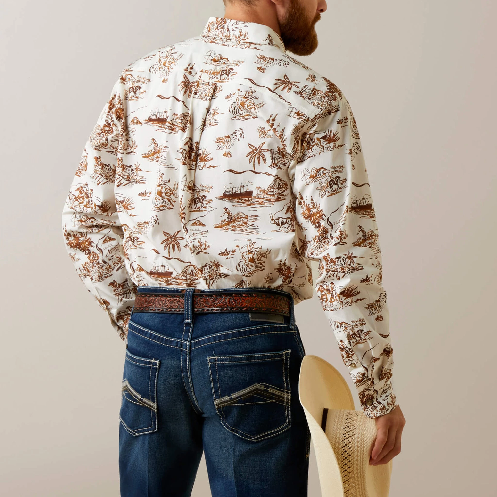 Ariat Men's Paniolo Western Shirt 4 Ariat Men's Paniolo Western Shirt - Image 2