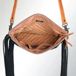 American Darling Conceal Carry Black & White Cowhide Cactus Purse -Western Cowboy Equipment Store 115890 I