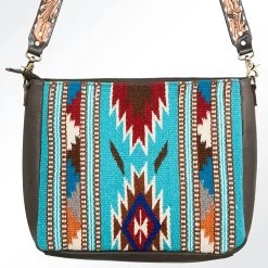 American Darling Conceal Carry Turquoise & Tooled Leather Bag -Western Cowboy Equipment Store 121070 G