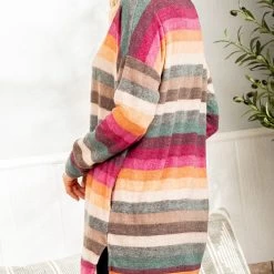 Multi Stripe Long Sleeve Top -Western Cowboy Equipment Store 12515497 13507795 4561 42b4 b2b4 79295a9691b4