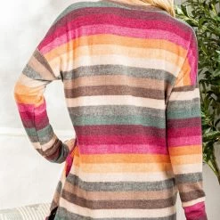 Multi Stripe Long Sleeve Top -Western Cowboy Equipment Store 12515497 56558a07 5d44 4f78 a3ab bddb594969ea