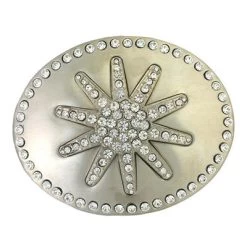 Montana Silversmiths Metallic Rhinestone Spur Rowel Buckle