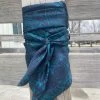 Navy And Turquoise Paisley Wild Rag -Western Cowboy Equipment Store 1313 j5