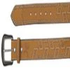 Hooey Men's Natural Belt With Stacked Embroidery 1 Hooey Men's Natural Belt With Stacked Embroidery -Western Cowboy Equipment Store 1652BE1