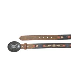 Hooey Kid's Black And Brown Laced Belt