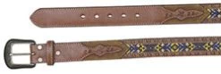 Hooey Men's Aztec Beaded Belt