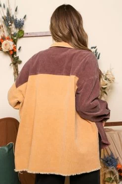 Color Block Corduroy Shacket -Western Cowboy Equipment Store 16718259 ac51f778 db83 4951 bb8e 563473ed3220