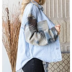 Aztec Contrast Denim Jacket -Western Cowboy Equipment Store 17062729 1dfc12aa 3ae2 40a9 aa6f 69532ded17ac