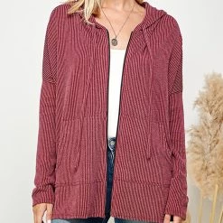 Burgundy Zip Up Hoodie -Western Cowboy Equipment Store 17514120 53c30f53 79f