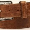3-D Belt Men's Brown Leather Lizard Print Belt -Western Cowboy Equipment Store 1 12 BRN LIZ WSCR WEST BKL prd 75308 s d26741