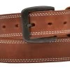Men's Tan Harness Belt -Western Cowboy Equipment Store 1 12 Tan Harness Double Stitched prd 73361 s d11371