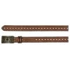 Hooey Brown Turquoise Stitched Belt