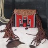 American Darling Red/ Black Blanket Fringe Crossbody -Western Cowboy Equipment Store 20220108 110837