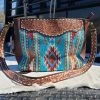 American Darling Conceal Carry Turquoise & Tooled Leather Bag -Western Cowboy Equipment Store 20220309 121943
