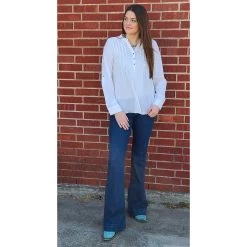 White Long Sleeve Blouse -Western Cowboy Equipment Store 20220310 115951