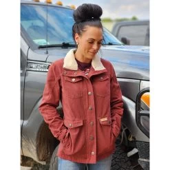 Powder River Wine Denim Barn Coat -Western Cowboy Equipment Store 20221010 145821