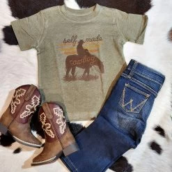 Self Made Cowboy Kids Tee
