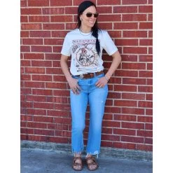 Flying Monkey Angie High Rise Straight Leg Crop Jean -Western Cowboy Equipment Store 20230215 103303