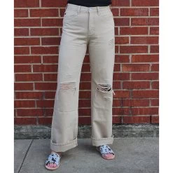KanCan Taupe 90's Ultra High Rise Wide Leg Jean -Western Cowboy Equipment Store 20230405 133512