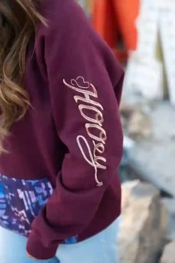 Hooey Girls Veracruz Hoodie-Maroon/Multi-Color -Western Cowboy Equipment Store 21 Hooey 328 600x 1