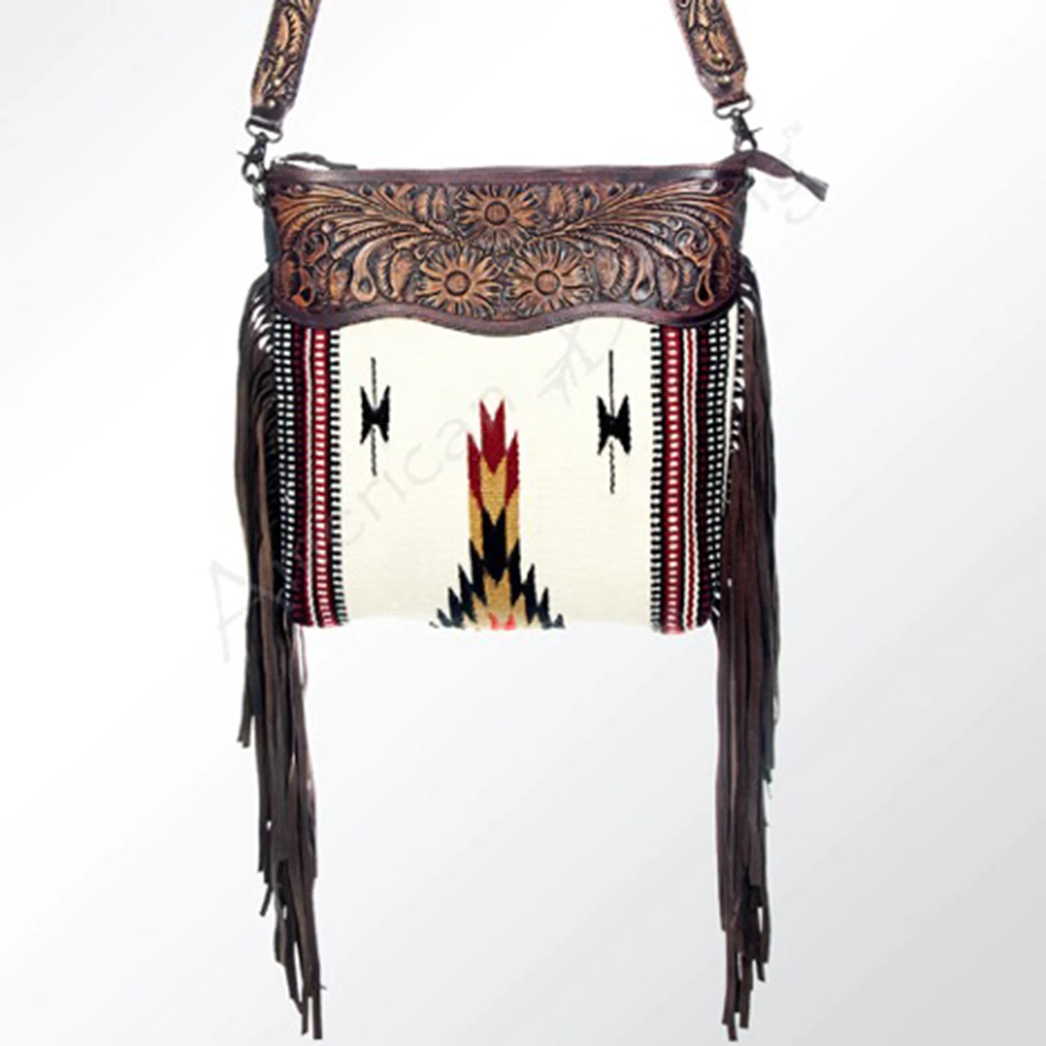 American Darling Conceal Carry Blanket Fringe Purse 4 American Darling Conceal Carry Blanket Fringe Purse - Image 2