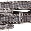 Women's Black Chain Mesh Belt -Western Cowboy Equipment Store 6306 blk a