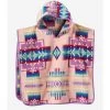 Pendleton Chief Joseph Pink Kids Hooded Towel 1 Pendleton Chief Joseph Pink Kids Hooded Towel -Western Cowboy Equipment Store 72386 7533