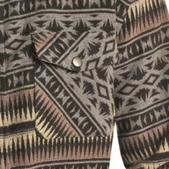 Rock & Roll Jacquard Aztec Shirt Jacket 7 Rock & Roll Jacquard Aztec Shirt Jacket -Western Cowboy Equipment Store 92 6730 P