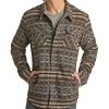 Rock & Roll Jacquard Aztec Shirt Jacket -Western Cowboy Equipment Store 92 6730 1