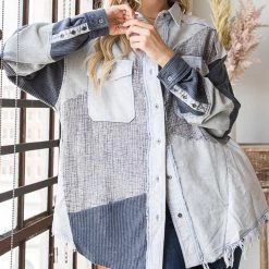 Washed Mixed Fabric Shirt -Western Cowboy Equipment Store 9a92c0df 697e 4326 b9c5 0bdcd7ac89a8