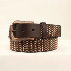 Ariat Women's Brown Nailhead Belt