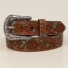 Ariat Women's Floral Underlay Belt -Western Cowboy Equipment Store A1534108