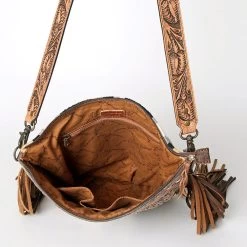 American Darling Tan & Black & Turquoise Crossbody -Western Cowboy Equipment Store ADBG510AG F