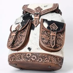 American Darling Tooled Hide Backpack 11 American Darling Tooled Hide Backpack -Western Cowboy Equipment Store ADBG703B D