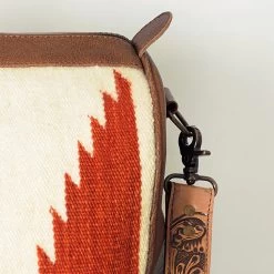 American Darling White Rustic Aztec Duffel Bag -Western Cowboy Equipment Store ADBG870D