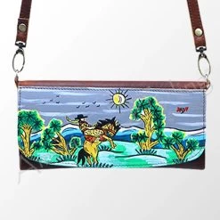 American Darling Bronc Painted Wallet -Western Cowboy Equipment Store ADBGM112HP16