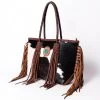 American Darling Hide-On Braided Handle Shoulder Bag -Western Cowboy Equipment Store ADBGM276B