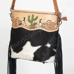 American Darling Conceal Carry Black & White Cowhide Cactus Purse -Western Cowboy Equipment Store ADBGS146BKW1 35857e83 431d 4bd7 9767 f08dee47f89c 1
