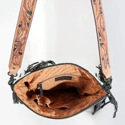 American Darling Conceal Carry Green White Tooled Purse -Western Cowboy Equipment Store ADBGZ225 E