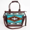 American Darling Conceal Carry Aztec Turquoise Purse 1 American Darling Conceal Carry Aztec Turquoise Purse -Western Cowboy Equipment Store ADBGZ324D B