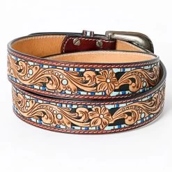 American Darling Tooled Belt -Western Cowboy Equipment Store ADBLF108C