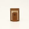 Ariat Card Case Money Clip -Western Cowboy Equipment Store Ariat Card Case Money Clip Calf Hair Medium Brown prd 77457 s a35439441
